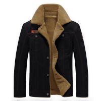 Cotton Men Coat fleece Solid PC