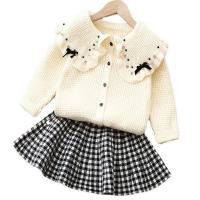 ポリエステル 女の子服セット スカート & コート 選択のためのより多くの色 セット