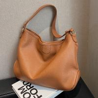 PU Leather Shoulder Bag large capacity & soft surface PC