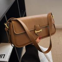 PU Leather Easy Matching Shoulder Bag soft surface Solid PC