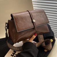 PU Leather Adjustable Strap Shoulder Bag soft surface PC