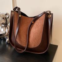 PU Leather Shoulder Bag large capacity & soft surface PC