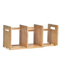 Moso Bamboo Rack de stockage motif en bois pièce