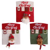 Tuch Weihnachten Stuhl Abdeckung,  PP Baumwolle, Patchwork, Cartoon, mehrfarbig, 5Pcs/Viel,  Viel