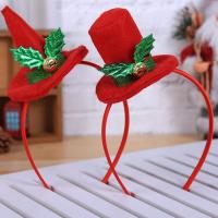 Cloth Hair Band christmas design red PC