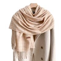 Polyester Tassels Women Scarf thermal plaid PC