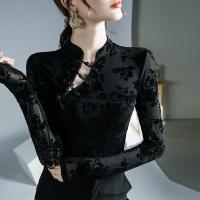 Polyester Slim Women Long Sleeve Blouses printed PC