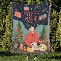 Cotton Blanket christmas design PC