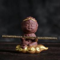 Purple Clay Tea Pet Decoration for home decoration handmade PC