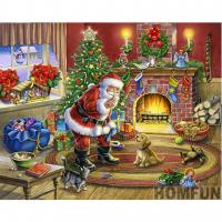 Canvas without frame & DIY Diamond Painting christmas design handmade Set