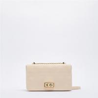 PU Leather Box Bag Shoulder Bag with chain PC