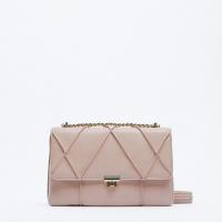 PU Leather Shoulder Bag with chain & soft surface PC