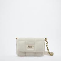 PU Leather Shoulder Bag with chain & soft surface PC