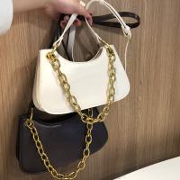 PU Leather Easy Matching Shoulder Bag attached with hanging strap PC