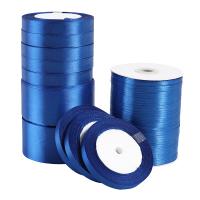 Polyester Klatergoud Solide diepblauw stuk