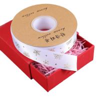 Polyester DIY Christmas Ribbon printed PC