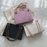 PU Leather Easy Matching Shoulder Bag with chain crocodile grain PC