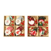 Wood Christmas Tree Hanging Decoration christmas design Cloth Lot