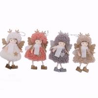 Plush Christmas Tree Hanging Decoration christmas design Linen & Iron handmade Solid Lot