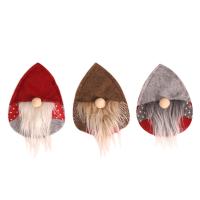 Cloth Christmas Cutlery Bag christmas design Artificial Wool handmade Solid Lot