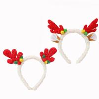 Cloth Hair Band christmas design Plastic handmade Solid white Lot