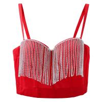 Polyester Slim Camisole & with rhinestone PC