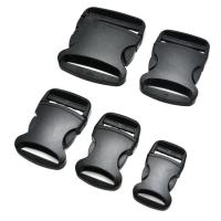 Plastic DIY Release Buckle black PC