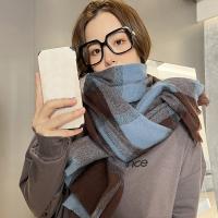 Polyester Women Scarf thicken & thermal plaid PC