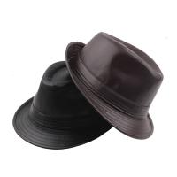 PU Leder Fedora Hat, Solide, mehr Farben zur Auswahl,  Stück