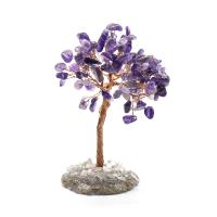 Copper Wire & Gemstone Rich Tree Decoration PC