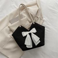 Cloth Bowknot Shoulder Bag soft surface PC