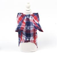 Cotton Pet Dog Clothing patchwork plaid PC