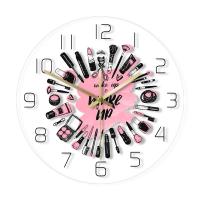 Acrylic single side blade Wall Clock & transparent PC