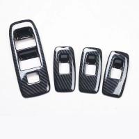 For 17 Ford everest Window Control Switch Panel four piece  Carbon Fibre texture Sold By Set