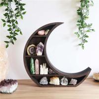 Wooden Multilayer Shelf for storage black PC