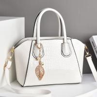 PU Leather Handbag soft surface & attached with hanging strap Stone Grain PC