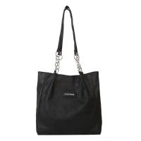 PU Leather Tote Bag Shoulder Bag large capacity & soft surface Solid PC