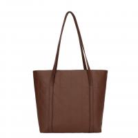 PU Leather Tote Bag Shoulder Bag large capacity & soft surface Solid PC