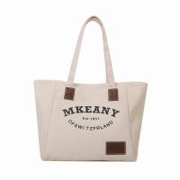 Canvas Tote Bag Shoulder Bag large capacity & soft surface letter PC