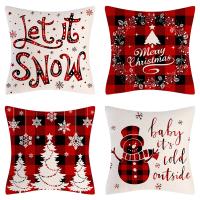 Linen Throw Pillow Covers without pillow inner & christmas design PC