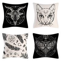 Linen Throw Pillow Covers without pillow inner printed PC