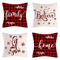 Linen Throw Pillow Covers without pillow inner printed PC