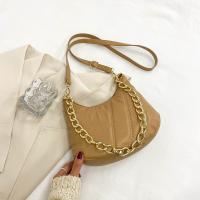 PU Leather Shoulder Bag soft surface & attached with hanging strap PC