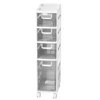 Polypropylène-PP Rack de stockage Blanc pièce