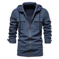 Cotton Men Coat plain dyed Solid PC