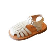 Microvezel PU synthetisch leer & Rubber Kinderen Sandalen Solide meer kleuren naar keuze Paar