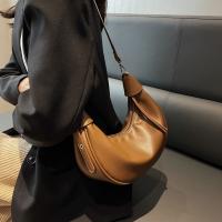 PU Leather Shoulder Bag soft surface Solid PC