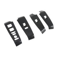 22-23 11th gen Honda Civic Window Control Switch Panel, four piece, , Carbon Fibre texture, Sold By Set