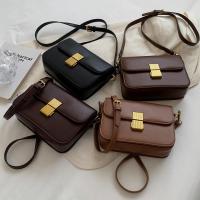 PU Leather Adjustable Strap Crossbody Bag soft surface PC