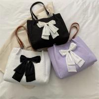 Canvas Bowknot Shoulder Bag soft surface PC